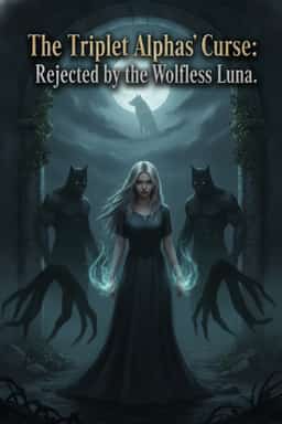 The Triplet Alphas' Curse: Rejected by the Wolfless Luna. novel cover