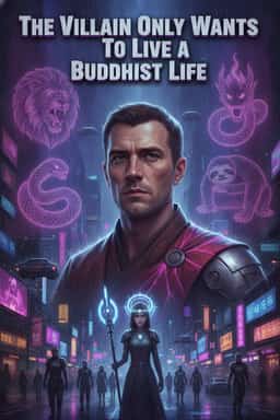 The Villain Only Wants To Live a Buddhist Life novel cover