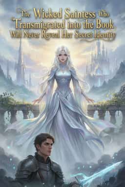 The Wicked Saintess Who Transmigrated into the Book Will Never Reveal Her Secret Identity novel cover