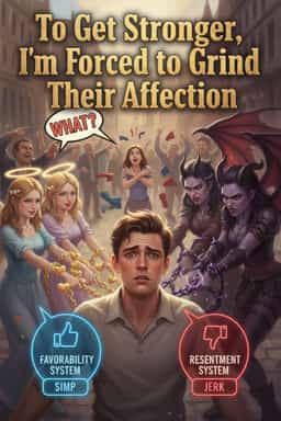 To Get Stronger, I’m Forced to Grind Their Affection novel cover