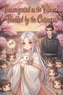 Transmigrated as the Villainess, Troubled by the Cuteness! novel cover