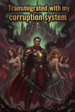 Transmigrated with my corruption system novel cover