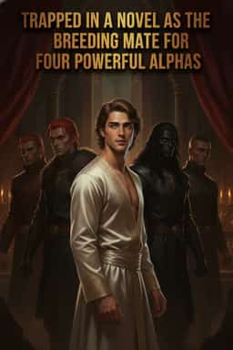 Trapped In A Novel As The Breeding Mate For Four Powerful Alphas novel cover