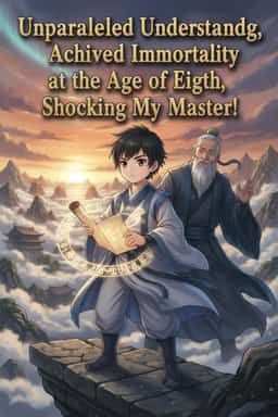 Unparalleled Understanding, Achieved Immortality at the Age of Eight, Shocking My Master! novel cover