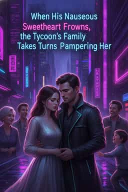 When His Nauseous Sweetheart Frowns, the Tycoon's Family Takes Turns Pampering Her novel cover