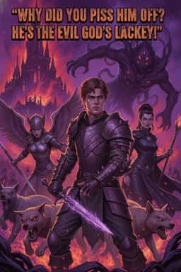 “Why Did You Piss Him Off? He’s the Evil God’s Lackey!” novel cover
